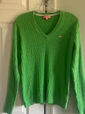 Masters V-Neck Sweater - Size Large